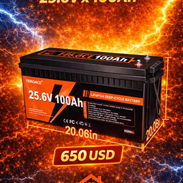 Venta de baterías de LiFePO4, 25.6V 100Amp - Img 54975155