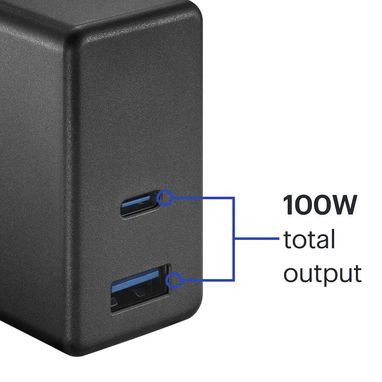 ⚡ CARGADOR BEST BUY ESSENTIALS 100W USB-C + USB-A 2 PUERTOS PLEGABLE – ENVÍO DISPONIBLE + GARANTÍA - 4/9