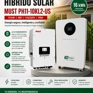 Combo: Inversor 10 kw(Must) Bateria 16 kwh Tv Solaro 5200 usd - Img 56213914