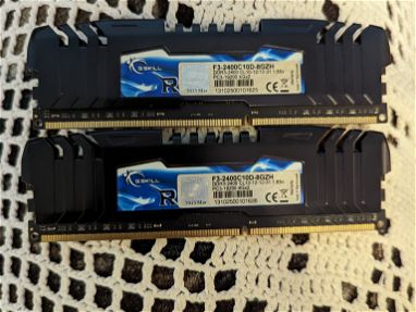 Kit de Ram Gskill DDR3 8GB 2x4 a 2400Mhz Discipadas - Img main-image-45709666
