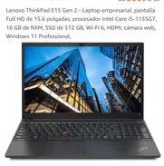 Laptop Lenovo Thinkpad empresarial i5 de 11na generación - Img 49394854
