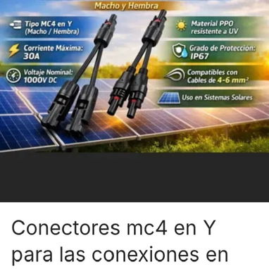 CONECTORES MC4 - 2/2