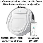 Lefant – Aspiradora robot, succión fuerte, 120 minutos de tiempo de ejecución, delgada, ENTREGA DE FACTURA, VARIEDAD - Img 56881110