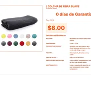 Colcha de Fibra Suave Hipoalergénica: Ideal para Pieles Sensibles 2.0x1.5m VPT#-0094 - Img 55444818
