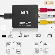 Convertidor HDMI a RCA – Adaptador AV HDMI a Video Compuesto con Audio - Img 55263545