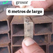 💥💥Perfiles , tubos cuadrados de 3cm x 2 cm y 2 mm de grosor de 6 m de hierro - Img 53530352