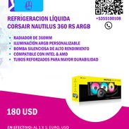 ⚡ Corsair Nautilus 360 RS ARGB — Sistema de refrigeración líquida con alto rendimiento térmico y estética personalizable - Img 52611308