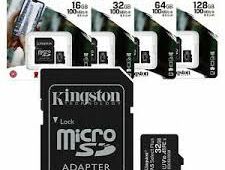 Tarjeta de Memoria MicroSD 64gb, marca kingston clase 10, Nuevas Selladas... - Img main-image-45864530