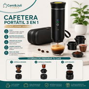Cafetera eléctrica de goteo. Cafetera eléctrica portátil. Cafetera con indicador digital y bateria - Img 56387818