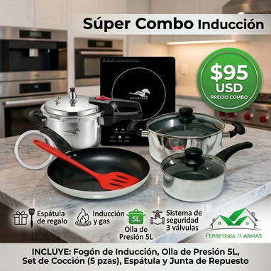 Set de calderos para inducción - 5/6
