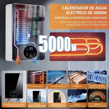 Calentador eléctrico, 110V - 5000w - Img 121335844