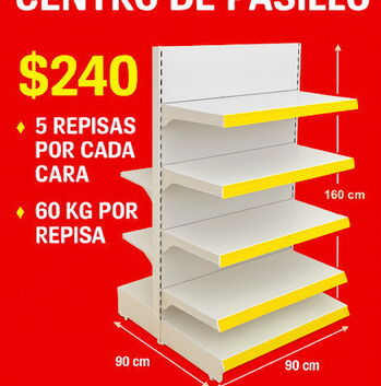 🧡🧡Gondolas o estantes metalicos para tiendas o mercados - Img 99166847