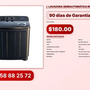 LAVADORA SEMIAUTOMÁTICA MILEXUS 7KG VPT#-0339 - Img 56831525