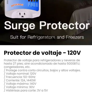 Protector de voltaje - 120V - 3/3