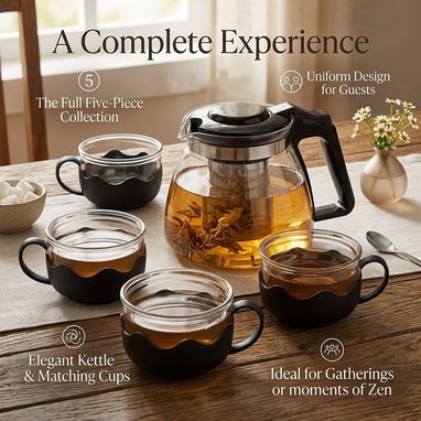 SET DE TETERA CON 4 TAZAS - 2/7