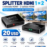 Splitter HDMI 1X2 4K - Img 49380975