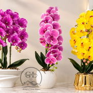 👑Flores artificiales en maceta (Belleza + Calidad) 55cm altura 💰 - Img 58069713