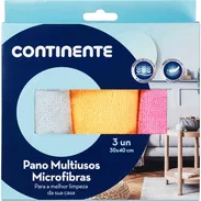 Paños Multiusos Microfibras CONTINENTE 3u - Img 57730430