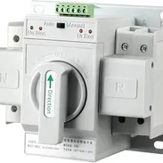 Interruptor De Transferencia Automática (ATS) Dual 2P 63A 110V Automático Y Manual Con Carcasa Metálica (Modelo GCQ2-63 - Img 55277882