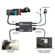 Tarjeta de captura de audio y video 4K Full HD 1080P - Img 50765965
