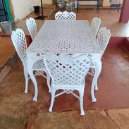 Mesa de 6 sillas para exteriores 🌞 envíos sin costo adicional en toda la Habana - Img 52004601
