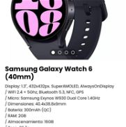 Samsung Galaxy Watch 6 ORIGINALES* Galaxy Watch 6 de 40mm/ Samsung Galaxy Watch 6 de 44mm - Img 45339250