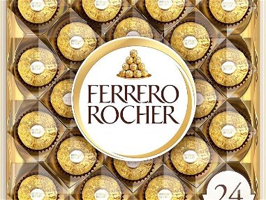 🌰🌰🌰Ferrero Rocher Caja de Chocolates Rellenos con Avellanas y Crema de Chocolate 24 Unidades🌰🌰🌰 - Img 66490179