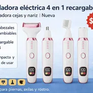 Depiladora eléctrica 4 en 1 recargable – NUEVA - Img 54790755