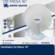Ventilador de mesa. 1 año de Garantía. Domicilio incluido. - Img 57066703