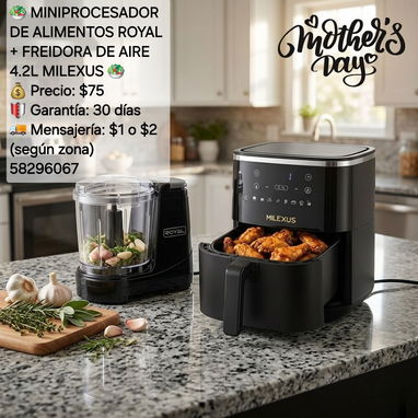 Combos de cafetera electrica, olla, freidora de aire, estufa infrarroja y de induccion, microondas, licuadora - Img 120765875