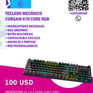🧨 TECLADO MECÁNICO CORSAIR K70 CORE RGB – NUEVO | Rebaja a 100USD - Img 54805348