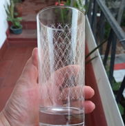 6 vasos de cristal,  Ikea Red de vidrio. - Img 45201192