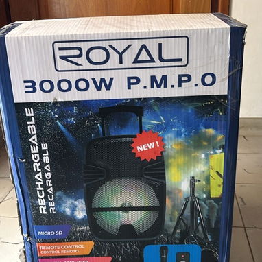 Bocina Royal de 12” 3000W 110V. + Trípode - Img 114756643
