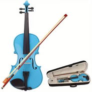📞53884600.🎇 Violín Acústico 4/4 – Acabado Premium Celeste Azul🎇 Mensajería disponible.🚴 - Img 55218066