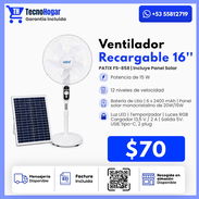 Ventilador recargable - Img 57877091