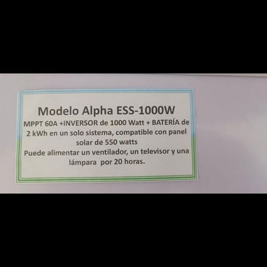 Sistema todo en uno Inversor + Batería - Img 121033399