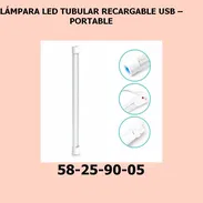 LÁMPARA LED TUBULAR RECARGABLE USB – PORTABLE - Img 55729207