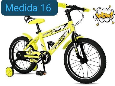 Vendo bicicletas originales para niños tengo medida 12 y 16 buen precio - Img main-image-45561492