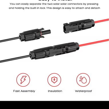 Cables XT60 y XT60I para su ecoflow de los paneles solares a su estación. De 3m - Img 121153770