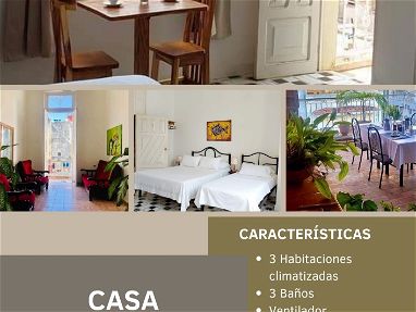 ⭐ Renta de 3 habitaciones,3 baños, minibar,TV, balcón, terraza - Img 61835047