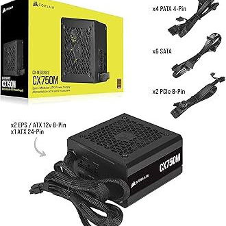 FUENTE CORSAIR 750W 62 AMP 80 PLUS BRONCE 54270089 - Img 115686057