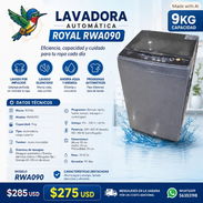 Lavadora (OFERTA) automática Royal RWA090 de 9kg - Img 56451399