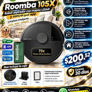 Robot aspirador iRobot Roomba 105X con mapeo LiDAR y control por app 105X Robot Vacuum, variedad de Robots Nuevos - Img 57677927