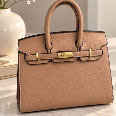 ✨ CARTERAS HERMÈS DE MANO 👜  Diseño clásico ✨ Herrajes dorados, textura tipo piel y cierre giratorio. Entrega gratis - 2/4
