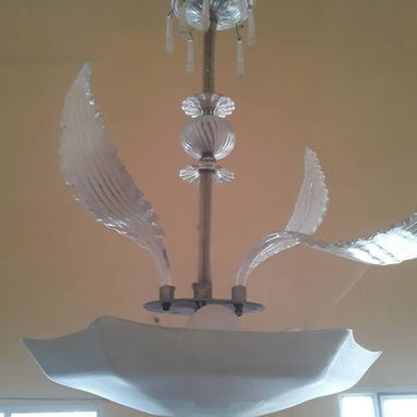 Lámpara de Techo Antigua de Cristal en 220 USD - Img 118067237