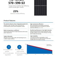 PRECIO 155 USD PANELES SOLARES BIFACIALES DE 590W MARCA HOSHINE VENTA A PARTIR DE UN PANEL CONTACTAR AL WHATSAPP 5242029 - Img 57514324
