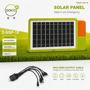 Panel Solar 9V 8W+ Cable 5 salidas - Img 57365645