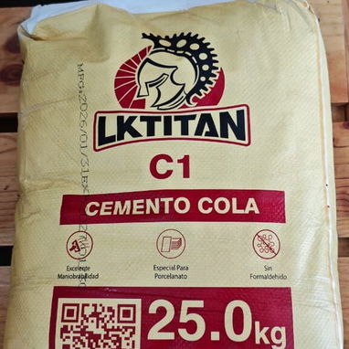 Cemento Cola Porcelánico Sacos de 25kg - Img 122128882