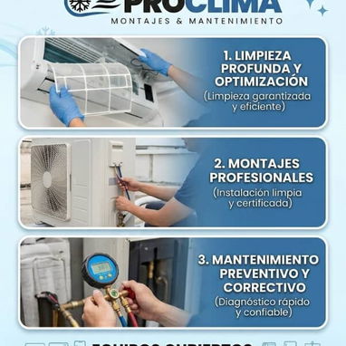 Montaje, mantenimiento y reparaciones de Splits y otros equipos de clima - 2/2