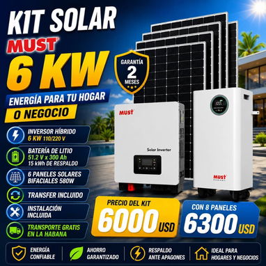 ☀️ KIT SOLAR MUST 6 kW – ENERGÍA PARA TU HOGAR O NEGOCIO ⚡ - Img 124210121